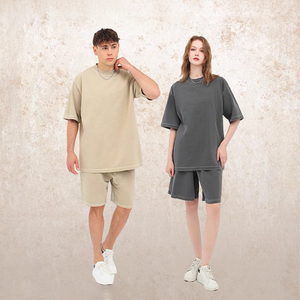 T-shirt surdimensionné à épaules tombantes pour homme, 100 % coton épais, délavé à l'acide, teint en pièce, style vintage, avec impression de logo personnalisé (OEM) - Product Image 4