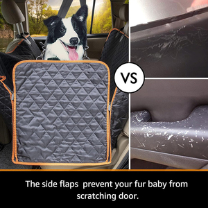 Fundas Protectoras para Asientos de Coche para Perros, Impermeables, con Solapas Laterales Antiarañazos, para el Asiento Trasero del Coche - Product Image 4