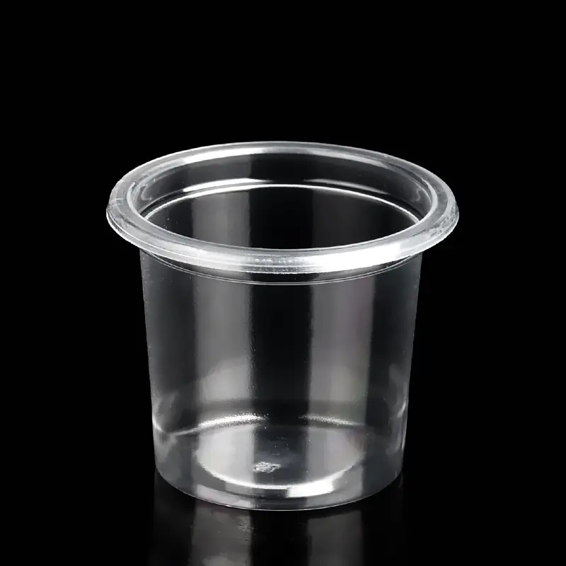 Disposable 20ml transparent plastic cup kefir coffee dessert tasting cup fruit juice drink tasting cup 20ml