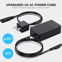Chargeur d'ordinateur portable électrique 36W 44W 65W 12V/15V 2.58A pour Microsoft Surface Pro 3/4/5 avec protection OTP