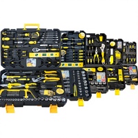 Ensemble complet de 108 outils de maintenance mécanique standard nationaux en acier inoxydable 304 avec mallette rigide pour usage domestique