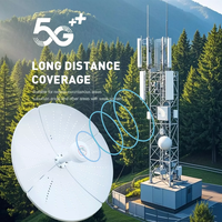 Antenne parabolique à grille polarisée double 1,7-4,2 GHz 21 dBi longue portée pour routeur 4G LTE