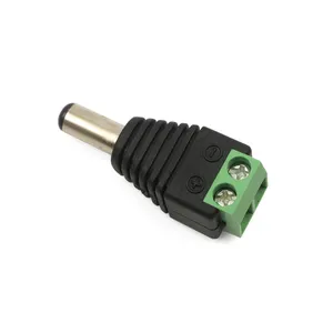 Conector macho de tomada dc, conector de alimentação de 5.5*2.1mm 12v dc de DC-G01