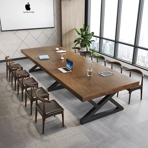 Ahşap yemek masası seti katı ahşap yemek masası lale meşe klasik yüksek dereceli rahat katı ev mobilya Modern çağdaş - Product Image 6