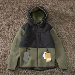 Cappotto da <span class=keywords><strong>Uomo</strong></span> Autunno/Inverno Imbottito in <span class=keywords><strong>Lana</strong></span> d'Agnello, Calda Giacca Invernale con Cappuccio, Design Patchwork e Rivestimento in Cashmere - Product Image 2