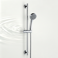 Colonne de douche thermostatique chromée Vaguel Flexible à installation facile