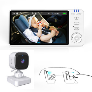 Bé Xe Máy Ảnh Ghế Sau Không Dây Bé Màn Hình Với Máy Ảnh Đa Chức Năng 5 ''Ips Hiển Thị Ghế Xe Máy Ảnh Cho Bé Phía Sau Phải Đối Mặt Với - Product Image 1