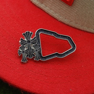 Wholesale <b>Hat</b> Metal Decoration <b>Hat</b> Lapel <b>Pin</b> Factory Custom Creative Cross Enamel Badge <b>Pin</b> - Product Image 6