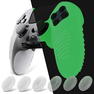 Accessoires de jeu PS5 personnalisés, coque en silicone antidérapante pour PS5, protection des bords pour manette sans fil PS5, joysticks - Product Image 1