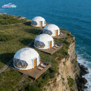 5m Glamping Geodesic Dome Tent for Resort Yurt and Igloo House Family Hotel Luxury Outdoor Camping Aluminum Profiles Sol - Product Image 1