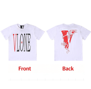 T-shirt graphique <span class=keywords><strong>VLONE</strong></span> Style Big V pour hommes et femmes, coupe décontractée, manches courtes, streetwear, mode hip-hop - Product Image 6