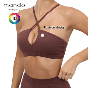 Commercio all'ingrosso <span class=keywords><strong>reggiseno</strong></span> sportivo sportivo ad alto impatto <span class=keywords><strong>reggiseno</strong></span> sportivo da donna di moda con cinturini trasversali da donna - Product Image 1