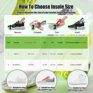 Semelles rehausseuses invisibles 4D Cloud avec inserts de talon en mousse à mémoire de forme souple pour augmenter la taille - Product Image 6