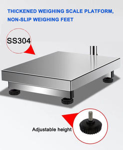 <span class=keywords><strong>150kg</strong></span> 500kg 디지털 전자 저울 스테인레스 스틸 개인 체중계 바닥 벤치 우편 플랫폼 저울 - Product Image 4