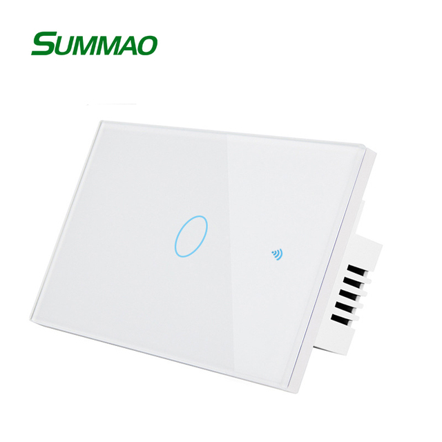 Life Wireless Smart Switch US/AU Smart Life APP Wifi Light Switch OEM ODM Design Smart Home Tempered Glass Panel CN;GUA