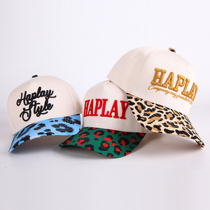 Chất Lượng Cao Tùy Chỉnh 100% Bông Thêu Biểu Tượng 5 Bảng Điều Chỉnh Da Lộn Mũ Bóng Chày Cho Nam Giới Gorras <span class=keywords><strong>Snapback</strong></span> Thể Thao Mũ Mũ - Product Image 5