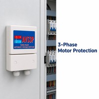 Interrupteur de tension automatique monophasé/triphasé 16A 30A, protection contre les surtensions et les sous-tensions, microprocesseur, 230V 380V, CE CB SONCAP SASO