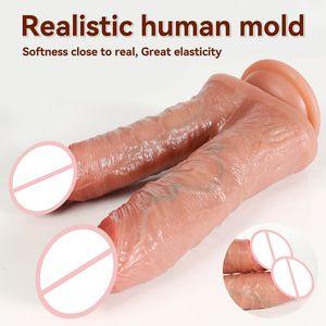 7.87 Inch Brown Double Headed Dildo Com Ventosa para G-Spot e Dupla Estimulação Anal para a Masturbação Feminina <span class=keywords><strong>Penis</strong></span> - Product Image 3