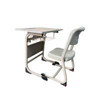 Meubles scolaires modernes ergonomiques, ensemble bureau et chaise pour étudiants, hauteur réglable, métal, bois, pliable, pour salle de classe, apprentissage à domicile