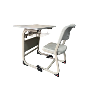 Meubles scolaires ergonomiques, chaise de bureau pour étudiants, hauteur réglable, table d'étude en métal et en bois pour la salle de classe, l'apprentissage à domicile - Product Image 3