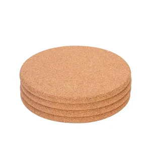 Professional Manufacturer Customized Pattern Eco-friendly Anti Cork Thin Cork Coaster