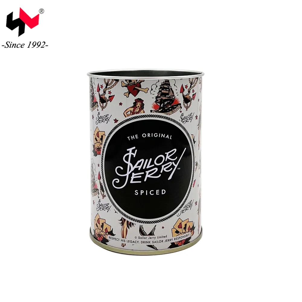 2024 hot sale 3 piece metal empty food tin cans wine water drinking tin can