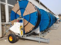 Enrouleur de tuyau d'eau mobile pour ferme JP90-400 Enrouleur de tuyau d'irrigation Système d'irrigation par aspersion mobile Système d'irrigation automatique
