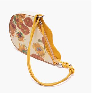Bolso de mano de cuero estilo vintage para <span class=keywords><strong>mujer</strong></span>, cartera pequeña tipo bandolera para hombro - Product Image 6