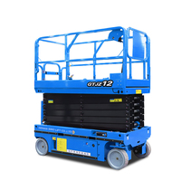 6m 8m 10m 12m élévateur à ciseaux électrique plate-forme de travail aérien batterie complète petit ascenseur à ciseaux automoteur mobile hydraulique en acier