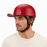 Casque de moto de haute qualité, coloré, en matériau ABS, pour sports de plein air, protection hivernale, demi-casque