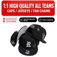Nieuwe Originele Custom Logo Era Caps Heren Fitted Baseball Cap 6-Panel Vintage New York Flat Brim Gesloten Gorras Snapback Caps