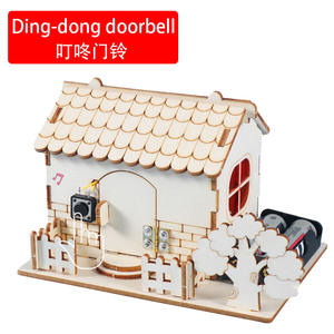 หุ่นยนต์สามเหลี่ยมไม้การผลิตขนาดเล็กวิทยาศาสตร์และเทคโนโลยีงานฝีมือสำหรับนักเรียนระดับประถมศึกษาและมัธยมศึกษา - Product Image 6