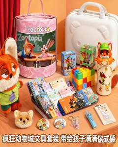 Cubo Sorpresa Misterioso: Set de Papelería con Diseño de Animales del Zoológico - Regalo Perfecto, Material Escolar, Caja Sorpresa - Product Image 6