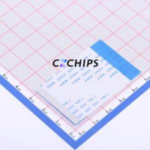 JS05B-60P-050-4-8 FFC Cable (Flexible Flat Cable) P=0.5mm Connector 60P 0.5mm 0.3mm Reverse - Product Image 1