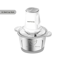 Mini hachoir électrique multifonction 3L 400W, lame à hacher, moulin à viande, robot culinaire pour bébé, moteur en cuivre pur, portable