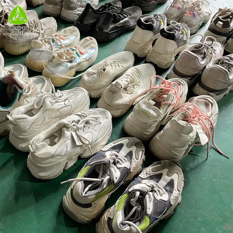 Scarpe usate di seconda mano di alta qualità all'ingrosso scarpe sportive da donna con balla