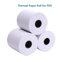 Rouleau de papier thermique blanc à impression numérique pour systèmes de terminaux de paiement bancaire et de point de vente (PDV), 48 g/m², 57x50 mm – Vente chaude usine