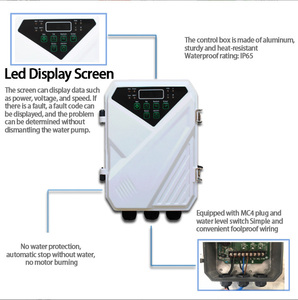 Portable Automatic Multi-stage High Head Irrigation Aluminum <b>Solar</b> 72v <b>Pump</b> for Agriculture DCPM21-14-72-750 High Efficiency Sol - Product Image 2