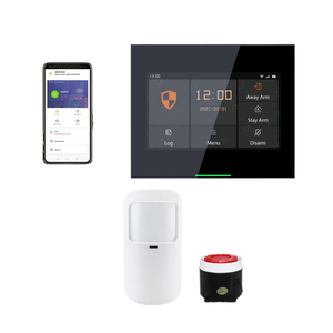 מערכת אזעקה ביתית חכמה HS-AP30 GSM Wi-Fi מחומר פלסטי, מותג SICUREZZA, אפליקציית Tuya & Homekit, זיהוי אש ודלת אש - Product Image 4