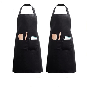 High Quality Reusable Heavy Duty Waterproof Polyester Sleeveless <b>BBQ</b> Chef <b>Apron</b> Customized Logo Adjustable Buckles Multiple - Product Image 2