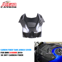 AISKA Cache de réservoir d'air en fibre de carbone sèche 3K 100% authentique en stock pour BMW S1000RR 2019-2025 S1000R M1000RR