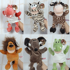 Marionnette à ventre parlant en peluche, jouet en coton PP, gant interactif parent-enfant, poupée à bouche ouverte pour contes <span class=keywords><strong>d</strong></span>'images en maternelle - Product Image 4
