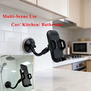 Soporte Universal para Teléfono con Ventosa para Coche, Soporte Flexible para Parabrisas con Cuello de Cisne, Soporte Manos Libres para Teléfono Celular - Product Image 3