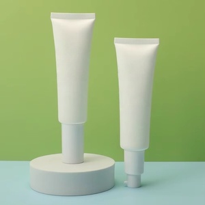 OEM HDPE Tube for Face Cream Essence Airless Dispensing <b>Sunscreen</b> Tube with Lotion Pump Cosmetic Soft Tube with Airless Pump - Product Image 2