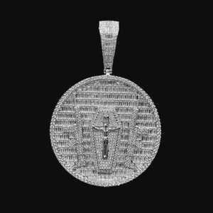 Pendentif Hip Hop Classique en Moissanite et Diamant, en Argent Sterling 925, Bijou Élégant et Sertie de Pierres pour Tenues Décontractées, Fêtes et Mariages - Product Image 2
