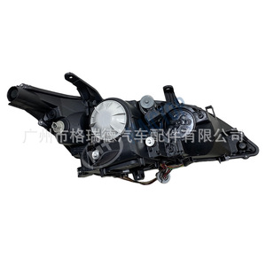 Faros delanteros Lexus ES (ES350/300, 2007-2012) con triple lente, LED, rojo/azul-blanco. - Product Image 2