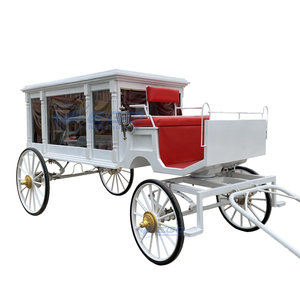 Carroza Fúnebre de Alta Calidad con Caballos, Carroza Fúnebre Eléctrica con Ataúd de Cristal, Carroza Fúnebre Usada Barata en Venta - Product Image 1