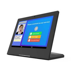 OEM en forma de L, pantalla táctil de 10,1 pulgadas, evaluador de comentarios de clientes, restaurante, pedido Rj45 opcional POE NFC, tableta Android de escritorio - Product Image 6