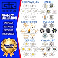 Módulo de Barra de Luz LED RGB SMD de Alta Potencia 0.2W/0.5W/1.5W/3W 5050/5054 con Chip Epistar 3.0-3.4V, Regulable y a Todo Color