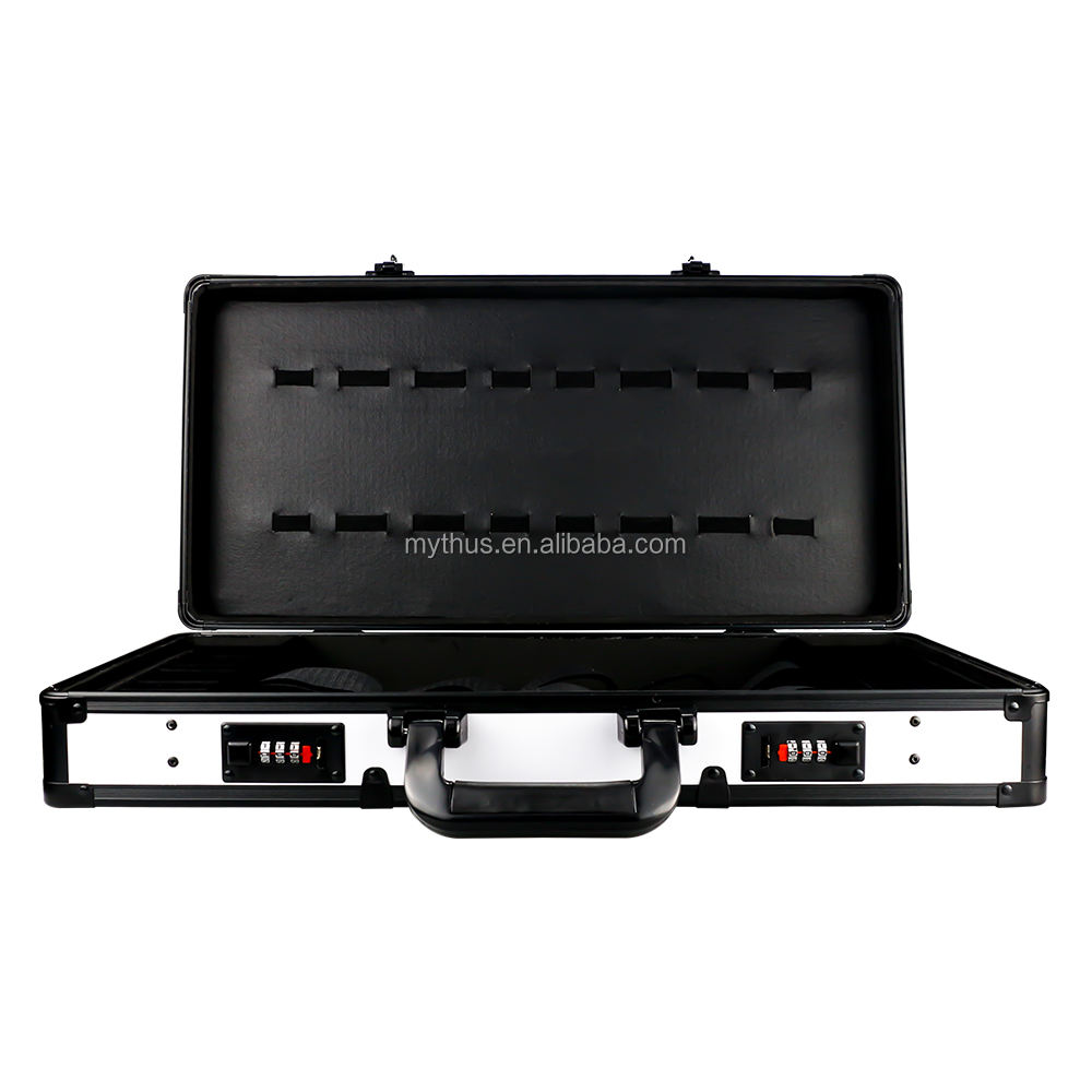 Mallette de coiffeur d'outillage en aluminium blanc